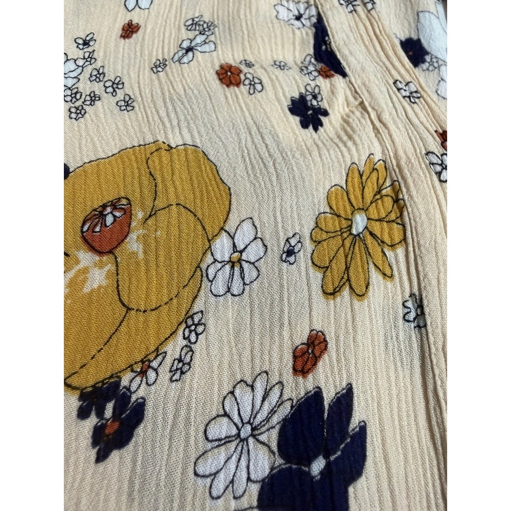 Free People Hidden Hills Maxi Kimono One Size Floral Boho - Picture 9 of 11